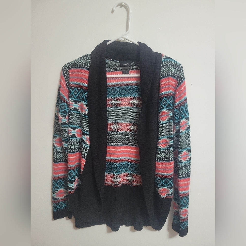 Rue21  Aztec Sweater Cardigan